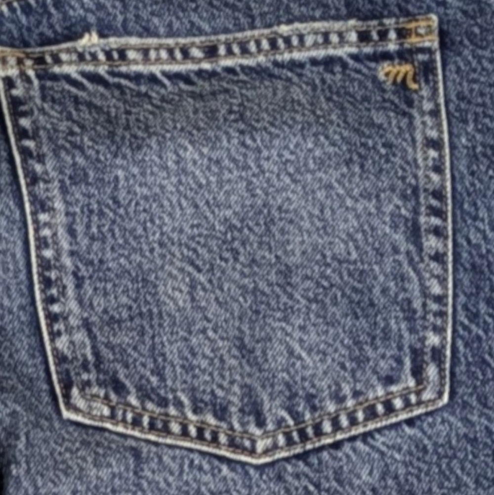 Madewell Superwide Leg High Rise Jeans Size 25 Medium Wash Wide Leg Denim  J1794 - Picture 7 of 11